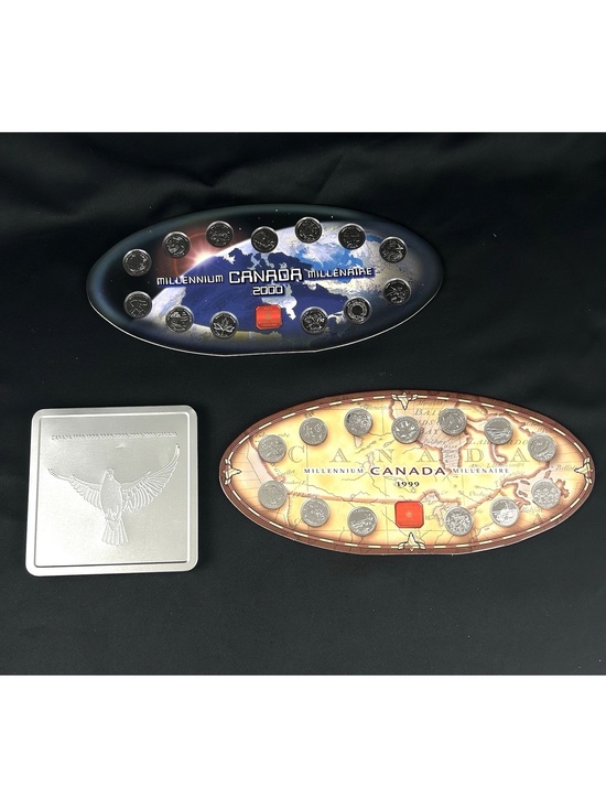 Other - Royal Canadian Mint Canada Post Millennium Keepsake Stamps & Coin Collection